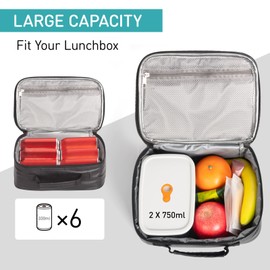 Boys Lunch Box Kids Game Lunch Bag School Lunchbox Leather Reusable Snack Boxes Insulated Meal Prep Bag for Kids Boy Girl Men
