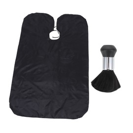 Beavorty 1set Hair Trimming Cape Lightweight Hair Cutting Shawl Neck Duster Brush for Hairdressing Comfortable for Salon Use