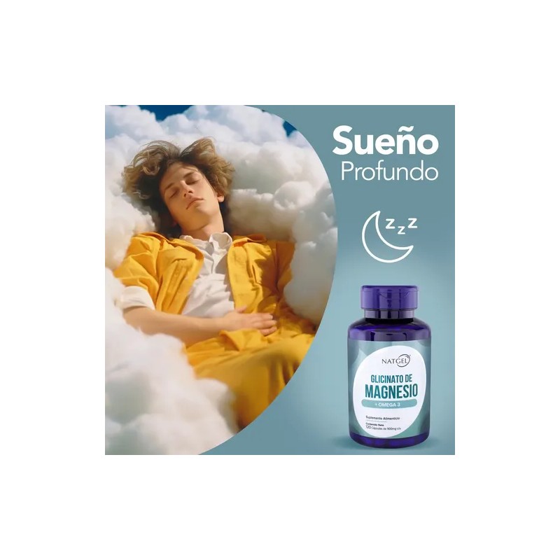Glicinato Magnesio Omega 120 Capsulas Natgel