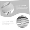 TEHAUX Chimney Stainless Steel Rain Cover Weatherproof Cap for Roof