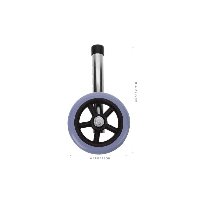 Zimmer Frame with Wheels Replacement Walker Wheel Accessory Silent and