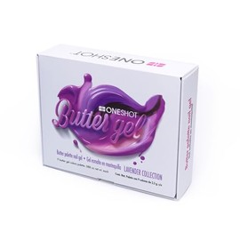 ONE SHOT - BUTTER GEL LAVENDER COLLECTION, Gel de uñas sólido, Set de gel en crema para diseños de uñas 9 tonos distintos de 2.5 gr c/u.