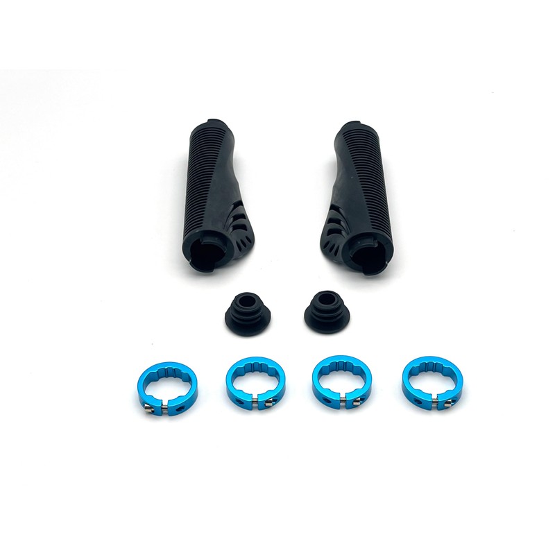 GAJUMAR Bicycle Handle Bar Grip, Easy Grip, Anti-Slip, Lightweight, Ergonomic,