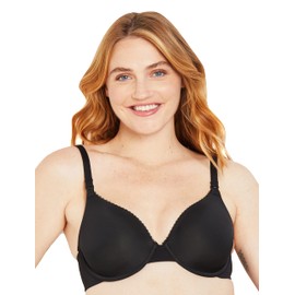 Motherhood Maternity Women's Maternity Lightly Lined Full Coverage Nursing Bra, Black , 40D