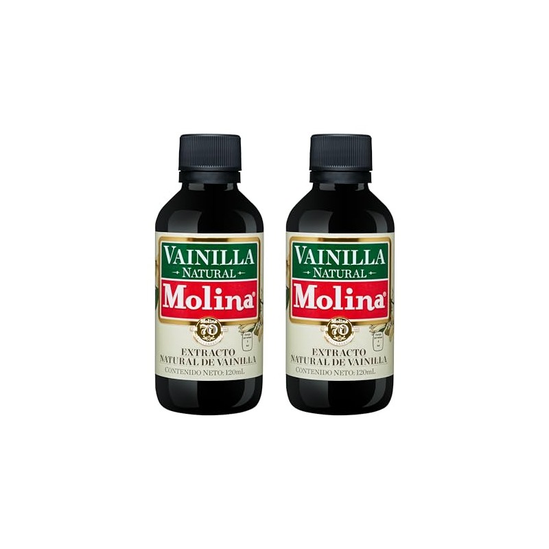 2 Pack de Extracto Natural de Vainilla Molina | 120