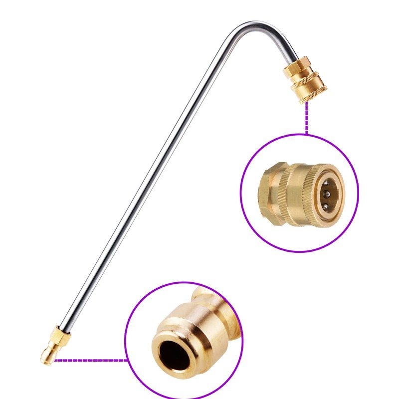 RIDGE WASHER Gutter Cleaner Attachment for Pressure Washer, 120 Degree,