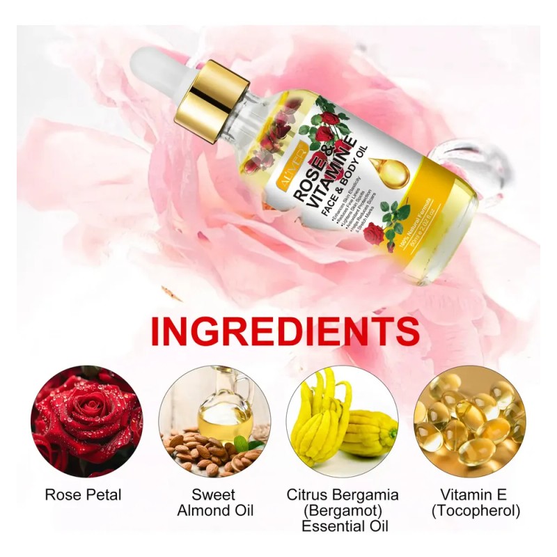 Aceite Rosa Mosqueta, Vitamina E, Firmeza, Hidrata, Repara