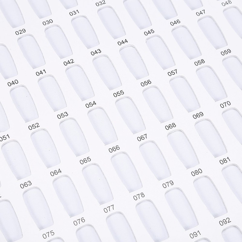 Nail Gel Colour Card - Nail Polish Display Book with