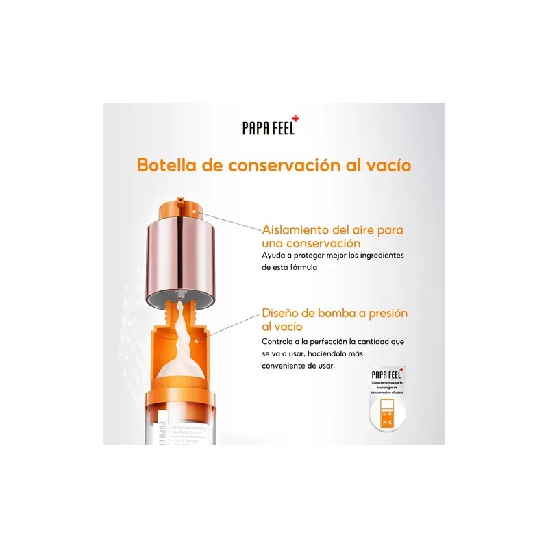 Papa Feel Kit Crema Para Ojos Con Péptidos 5d Antiarrugas