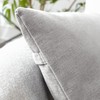 Encasa Homes Chenille Cushion Covers, Set of 2, Solid Colour,