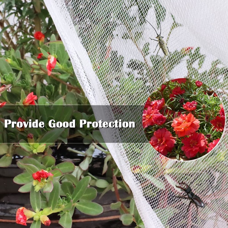 Fruit Tree Netting Covers with Zipper to Protect from Squirrels