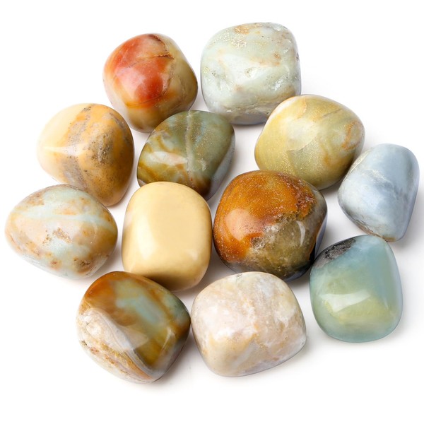 DUQGUHO Amazonite Crystals Healing Crystal Stones Set Natural Crystals Bulk