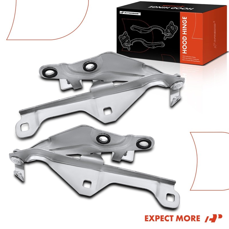 A-Premium Front Driver and Passenger Hood Hinges Compatible with Ford