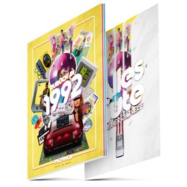 BLCKART Back in 1992 Poster Time Travel Gift 30th Birthday Women & Men Birthday Gift 30 Years Decoration Pictures