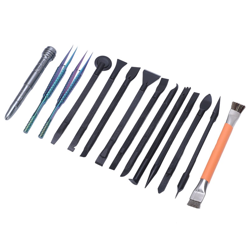 14 Pcs Electronics Repair Tool Kit Spudger Screen Breaker Brush