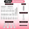 Electric Screwdriver 3.7V Pink USB Small Power Screwdriver Set. Cordless