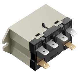Saysurey G7L-2A-TUB-J-CB-AC24 General Purpose Relay with Test Button, Double Pole Single Throw, Class B Insulation, Normally Open Contacts, 71 MA Rated Load Current, 24 VAC Rated Load Voltage