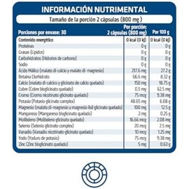 HEALTHADDICTION - Miner Complex - Suplemento Multimineral de Minerales Quelados con Magnesio, Zinc, Manganeso, Potasio - 60 Cápsulas