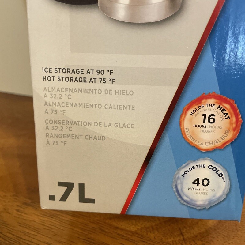 Coleman Stainless Steel Hot / Cold Vacuum Flask .7 Liter