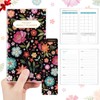 ReliThick 1 Set Undated Monthly Planner Blank Pocket Calendar for