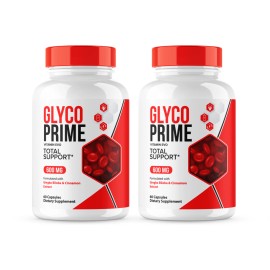 Glyco Prime (2 Pack) Glyco Prime Blood Health Capsules, GlycoPrime Pills (120 Capsules)
