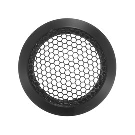 ACROPIX Universal 2" Car Speaker Grills Cover Mesh Round 2 Inch Audio Speaker Subwoofer Guard Protector Case Iron Aluminum Alloy Black - Pack of 1