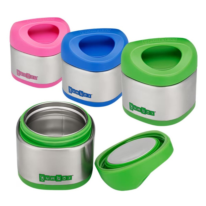 Yumbox Cubi Stainless Steel Thermal Food Jar 295ml, Surf Blue