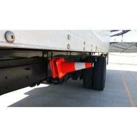 Semi Truck & Straight Truck Street Facing Safety Cone Holder for 36" Safety Cones