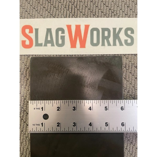 SlagWorks 3/4x6x10 inch steel plate 6”x10” A36 Hot Roll Flat