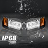 Orle Oko Halogen Headlights for 1993 Up Club Car Ds