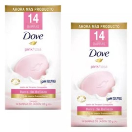 Dove Jabón En Barra Dove Pink 28 Pzas De 135 G C/u