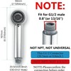 Pull Out Sink Sprayer Head Replacement,G1/2 or 13/16 inch Male