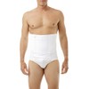 Underworks Zip-N-Trim Support Brief Girdle for Men with 8-inch Powerband