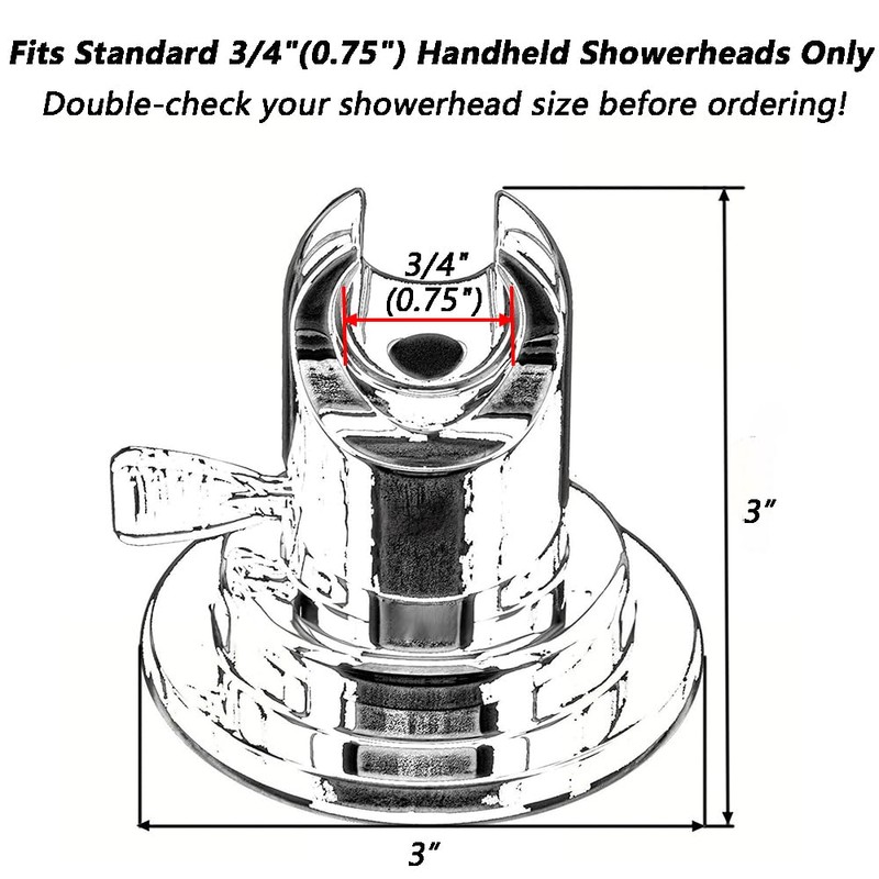BOPai Suction Cup Shower Head Holder for Handheld Shower –