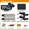 Car 8 Parking Sensors Kit Assist System Reverse Front and
