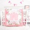 TANOFAR 4-Piece Crib Bedding Set for Baby Boy Girls, Floral