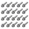sourcing map M2.5 x 16mm Stainless Steel Phillips Pan Head