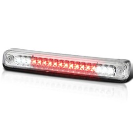 Spec-D Tuning Chrome Clear LED 3rd Brake Light Compatible with 1994-1999 Chevy C/K 1500 2500 3500, 2000 Chevy C/K 2500 3500