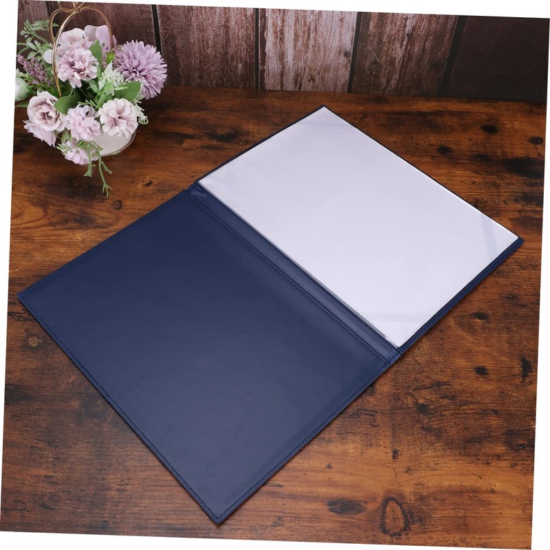 Operitacx Leatherette A4 Certificate Cover Compatible Blank Certificate Folder Elegant
