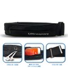 Ultra Sports Waist Pouch, Unisex, Waterproof, Reflector, Black