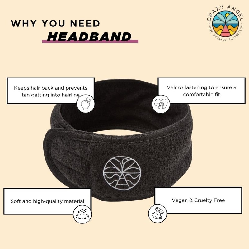 Crazy Angel Vegan Towelling Headband.