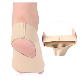 Hallux valgus Orthopedic Ultra-Thin Corrector, Bunion, Hammer Toe, Ballet Forefoot Cushion, Toe Separators Spacers Aid Corrective sleeve socks (colour of skin, L)