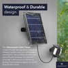 Wasserstein Solar Panel Compatible with Ring Spotlight Cam/Plus/Pro Battery, Stick