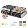 VEVOR 50PCS Mini Dutch Pancake Maker, Non-stick Stainless Steel Dorayaki