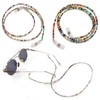 ZARSIO 2PCS Beaded Eyeglass Chains for Women, Glasses Strap Holder