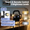 Bed Rails for Elderly Adults Safety with Remote Control Light