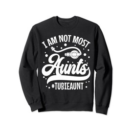 Gtube Accessories for Babies Tubie Aunt Feeding Tube Sweatshirt