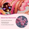 MAXBYE Cherry Blossom Diamond Painting Art Kits, 5D Diamond Art