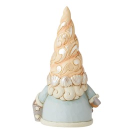 Enesco Jim Shore Heartwood Creek Coastal Seashell Gnome with Sunglasses Figurine, 6.14 Inch, Multicolor