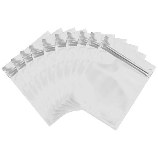 PATIKIL Resealable Packaging Bags for Small Business, 100 Pcs 4x6